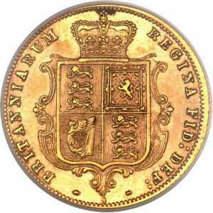  1/2 соверена 1871-1887 годов, Королева Виктория, фото 2 