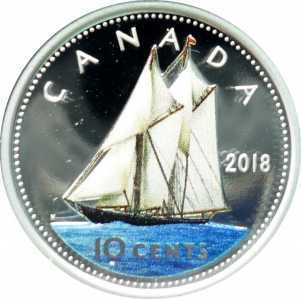  10 центов 2018 - 2020 годов (5 унций серебра), фото 2 