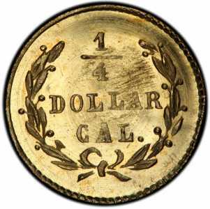  1/4 доллара 1872 года, Голова Вашингтона (круглая), фото 2 