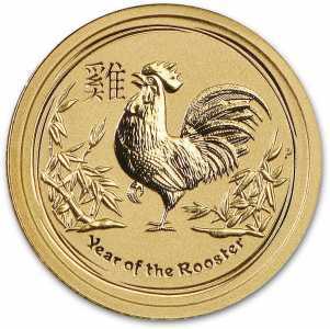  5 долларов 2017 года, Год петуха - Пертский монетный двор, фото 2 