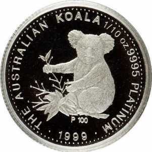  15 долларов 1999-2000 годов, Австралийская коала, фото 2 