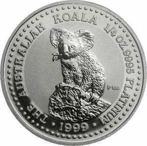  25 долларов 1998-1999 годов, Австралийская коала, фото 2 