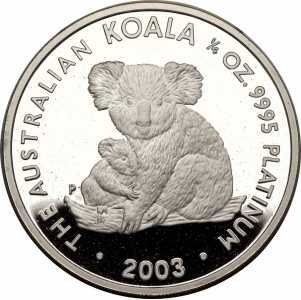  25 долларов 2003 года, Австралийская коала, фото 2 