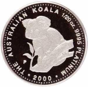  5 долларов 2000 года, Австралийская коала, фото 2 