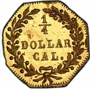  1/4 доллара 1872-1876 годов, Большая голова индейца (восьмиугольная), фото 2 