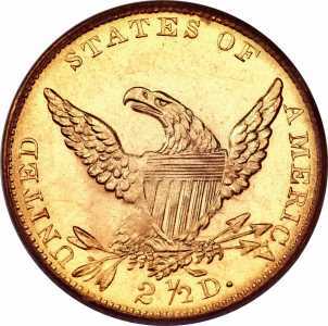  2 1/2 доллара 1834-1839 годов, Свобода, фото 2 