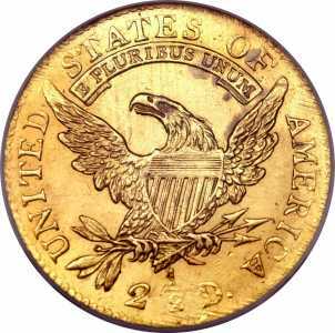  2 1/2 доллара 1808 года, Свобода в колпаке, фото 2 