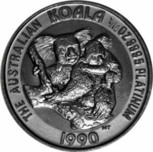  15 долларов 1989-1990 годов, Австралийская коала, фото 2 