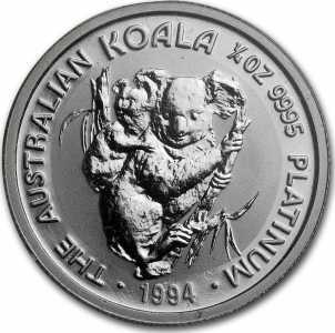  25 долларов 1993-1994 годов, Австралийская коала, фото 2 