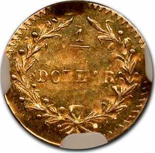  1/4 доллара 1852-1881 годов, Голова индейца (круглая), фото 2 