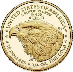  10 долларов 2021-2023 годов, American Gold Eagle, фото 2 