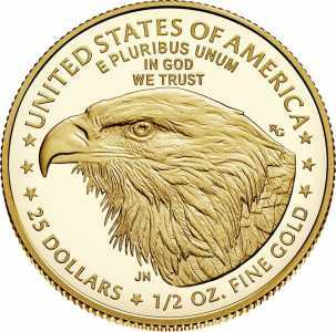  25 долларов 2021-2023 годов, American Gold Eagle, фото 2 