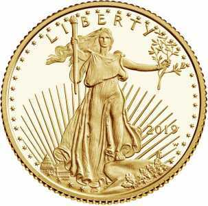  5 долларов 1986-2023 годов, American Gold Eagle, фото 1 