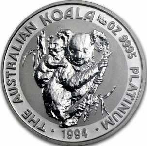  5 долларов 1993-1994 годов, Австралийская коала, фото 2 