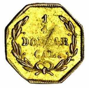  1/4 доллара 1872-1873 годов, Свобода (восьмиугольная), фото 2 