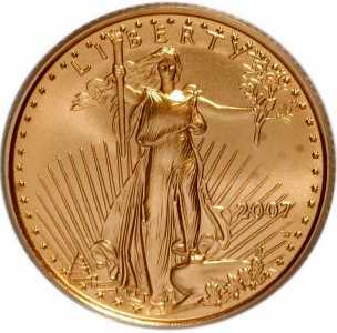  10 долларов 1986-2023 годов, American Gold Eagle, фото 1 