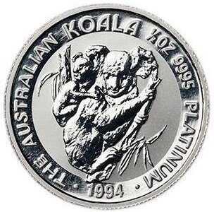  50 долларов 1993-1994 годов, Австралийская коала, фото 2 