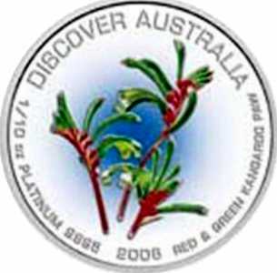  15 долларов 2006 года, Красно-зеленый цветок кенгуру Пайи, фото 2 