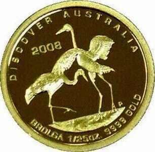  5 долларов 2008 года, Австралийский журавль, фото 2 