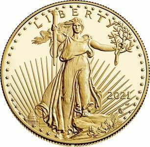  50 долларов 2021-2023 годов, American Gold Eagle, фото 1 