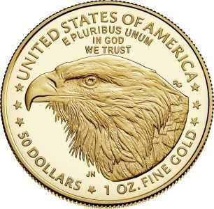  50 долларов 2021-2023 годов, American Gold Eagle, фото 2 