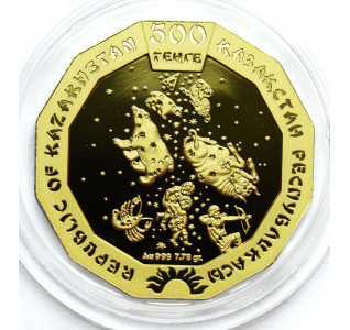  500 Тенге 2012 года, Год Дракона, фото 2 