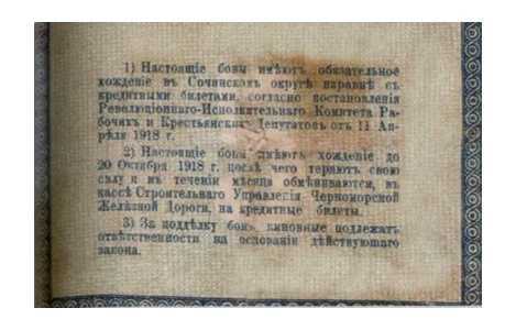  5 рублей 1918. Разменные боны., фото 2 