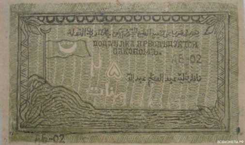 5 рублей 1920. Арабские символы., фото 2 