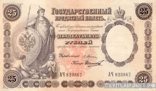 25 рублей Э. Д. Плеске, фото 1 