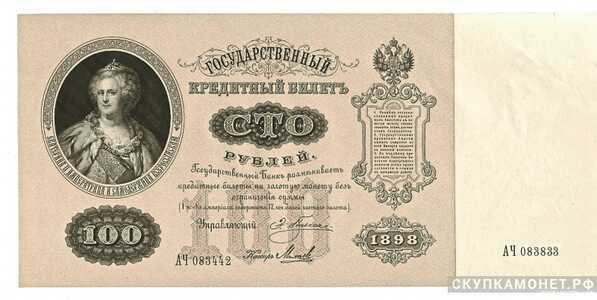  100 рублей Э. Д. Плеске, фото 1 