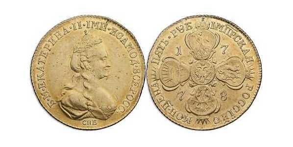  5 рублей 1778 года, Екатерина 2, фото 1 