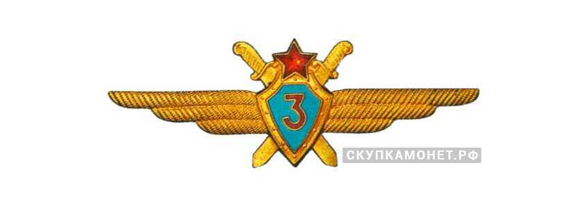  Знак «Военный летчик 3-го класса», фото 1 